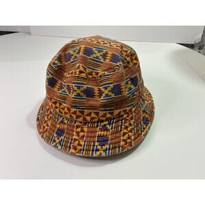 Vintage Style Patterned Bucket Hat Cotton Festival Streetwear Y2K